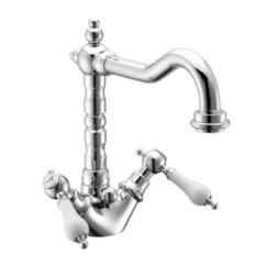 ARTEX Gruppo monoforo lavabo scarico 1”1/4 finitura cromo