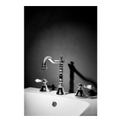 ARTEX Batteria lavabo scarico 1”1/4 finitura cromo con scarico