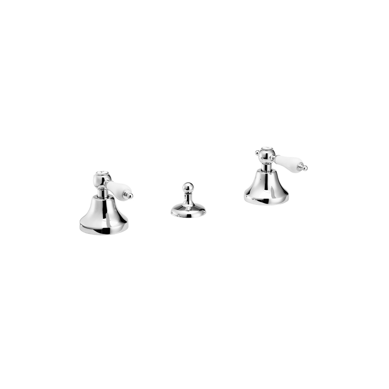ARTEX Batteria bidet scarico 1”1/4 finitura cromo