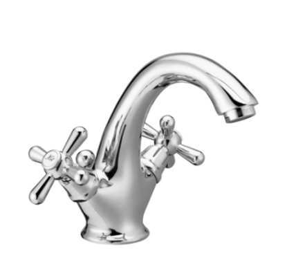 ERICE Gruppo monoforo lavabo scarico 1”1/4 finitura cromo