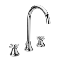 ERICE Batteria lavabo scarico 1”1/4 finitura cromo