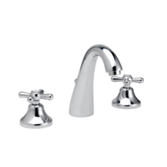 ERICE Batteria lavabo scarico 1”1/4 finitura cromo