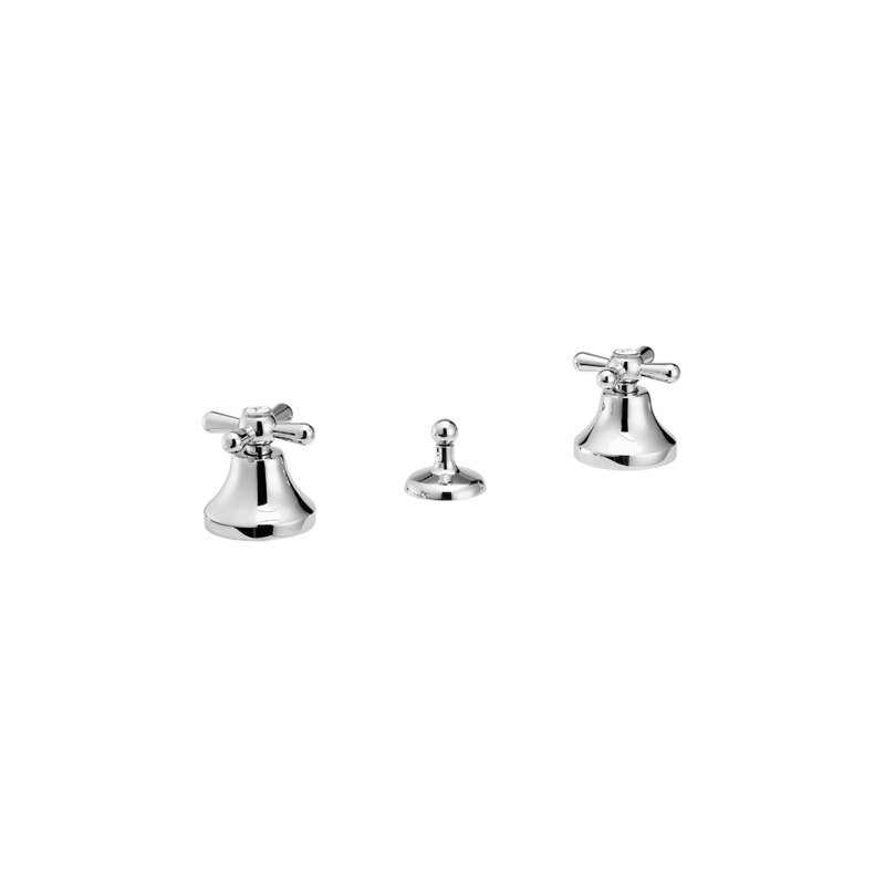 ERICE Batteria bidet scarico 1”1/4 finitura cromo
