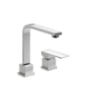 H-UNO Monocomando lavabo due fori senza scarico finitura cromo