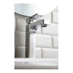 H-UNO Monocomando lavabo scarico 1”1/4 finitura cromo