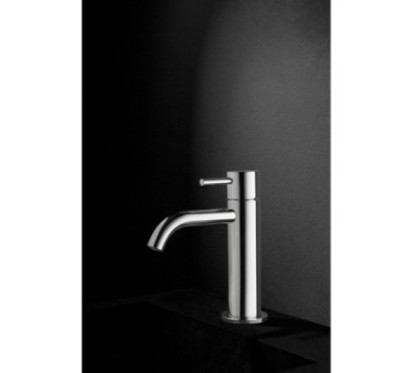 TONDì Monocomando lavabo con scarico finitura cromo