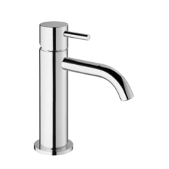 TONDì Monocomando lavabo con scarico finitura cromo