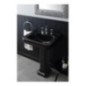 ALBANO lavabo 50 cm + colonna finitura graphite