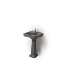 ALBANO lavabo 50 cm + colonna finitura quartz