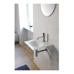 VEIL Lavabo sospeso 46 x 46 cm