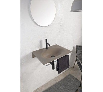 VEIL Lavabo sospeso 60,5 x 46 cm