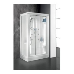 VESUVIO Cabina doccia multifunzione 100x80xh.215 cm. completa di sola rubinetteria