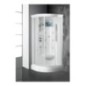 ETERNITE' Cabina doccia multifunzione 90x90xh.215 cm. completa di  rubinetteria cupolino e soffione