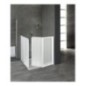 BOX COMFORT Box doccia angolare per disabili 90x90xh.100 cm. (misura 88/90-88/90 h.100)
