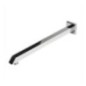 BRACCIO QUADRO 150 Braccio quadro a muro L. 400x25 in acciaio inox finitura super mirror