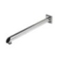 BRACCIO TONDO 155 Braccio tondo a muro L. 400x25 in acciaio inox finitura super mirror