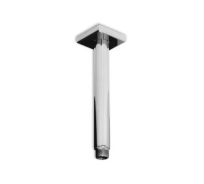 BRACCIO TONDO 156 Braccio tondo a soffitto L. 250x25 in acciaio inox finitura super mirror