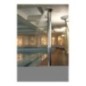 OLANDA 512 Colonna doccia a pavimento h.2130xdiam.300 in acciaio inox finitura super mirror