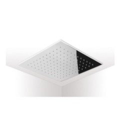 SIRIA 135 Soffione quadro saldato 320x320 getto a pioggia in acciaio inox finitura satinato
