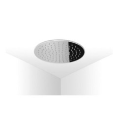 NEPAL 108 Soffione tondo saldato diam. 250 getto a pioggia in acciaio inox finitura satinato