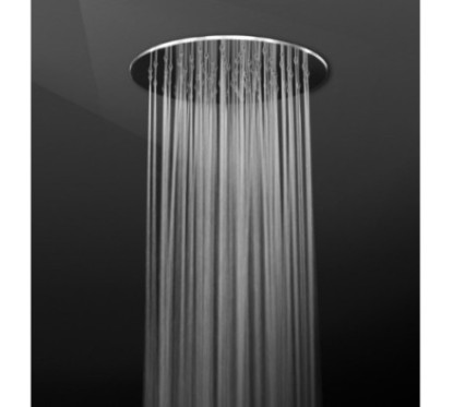 NEPAL 107 Soffione tondo saldato diam. 200 getto a pioggia in acciaio inox finitura satinato