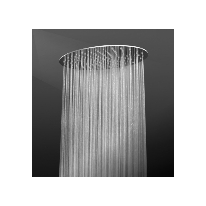 THAILANDIA 117 Soffione ovale saldato 250x400 getto a pioggia in acciaio inox finitura satinato
