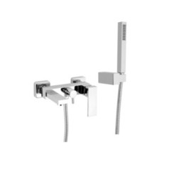 MANHATTAN gruppo vasca con doccia duplex finitura cromo