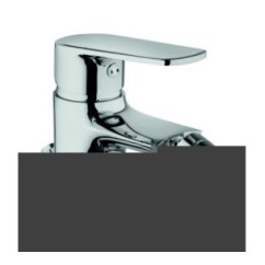 FUNKY miscelatore monocomando bidet con scarico finitura cromo