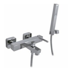 QUARZO monocomando vasca con duplex finitura cromo