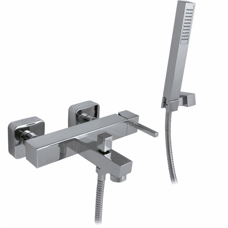 QUARZO monocomando vasca con duplex finitura cromo