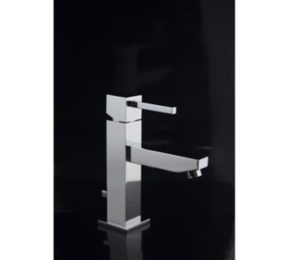QUARZO monocomando lavabo con scarico finitura cromo