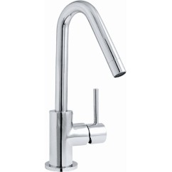 MICRON monocomando bidet leva laterale con scarico a pressione finitura cromo