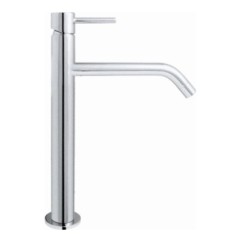 MICRON monocomando lavabo prolungato con scarico a pressione finitura cromo