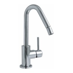 MICRON monocomando bidet leva laterale senza scarico finitura cromo
