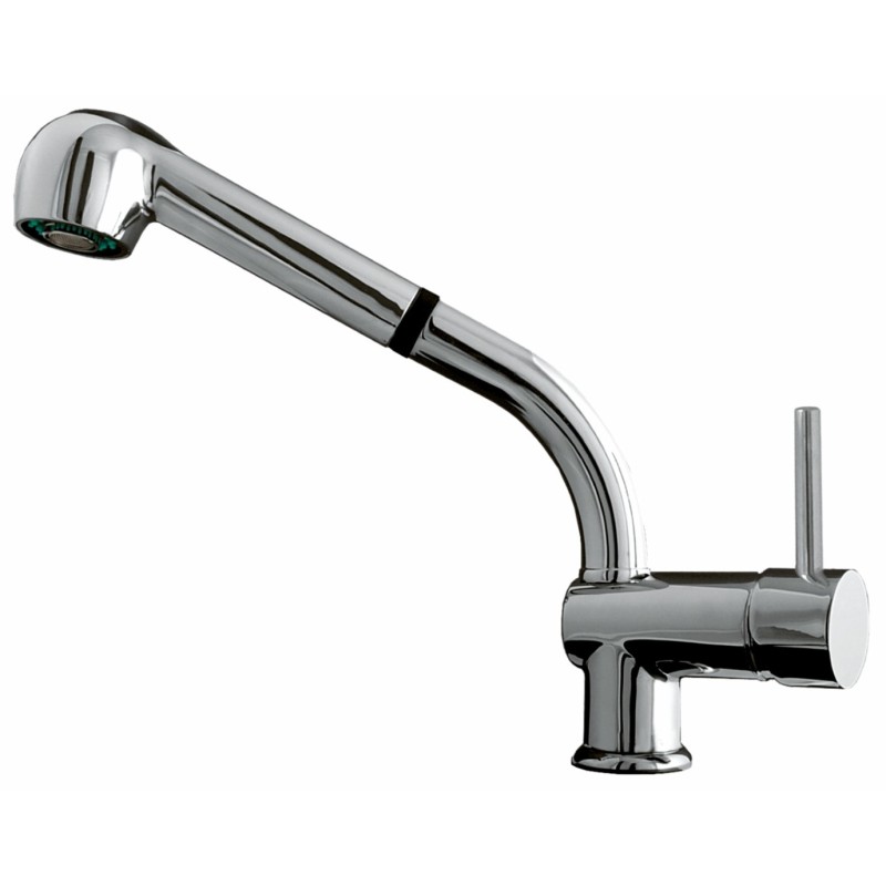 MICRON monocomando lavello doccia estraibile finitura cromo