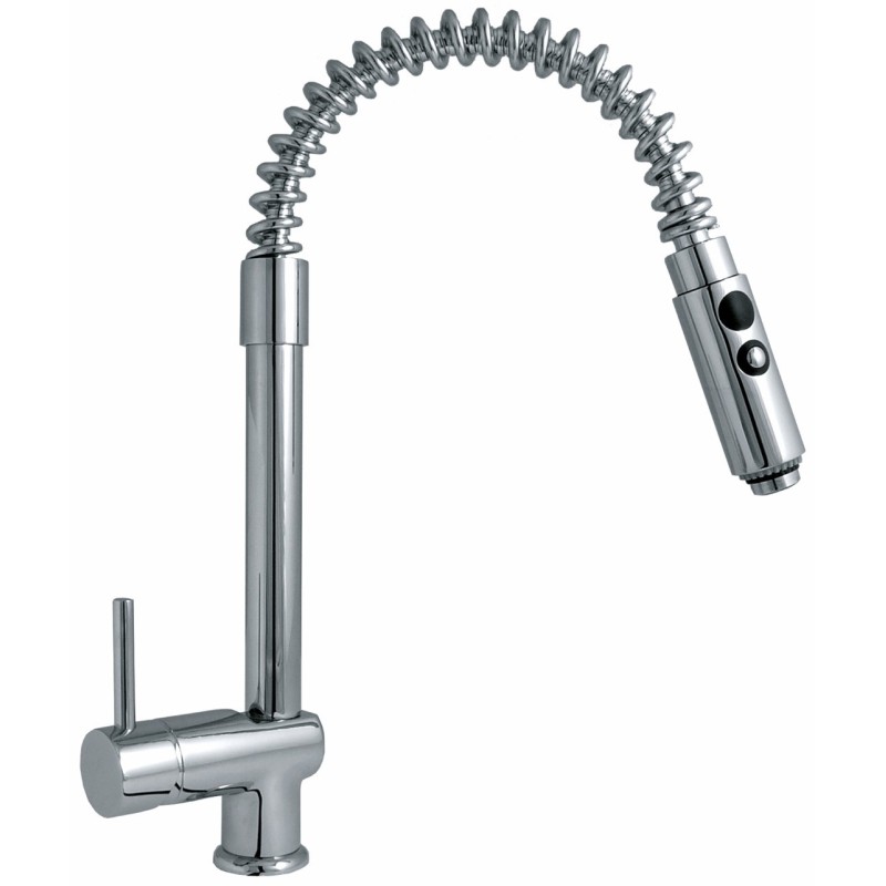 MICRON monocomando lavello doccia estraibile finitura cromo