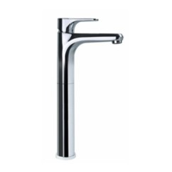 FLY monocomando lavabo prolungato senza scarico finitura cromo