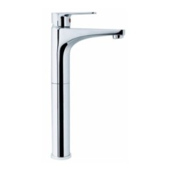LINE monocomando lavabo prolungato senza scarico finitura cromo