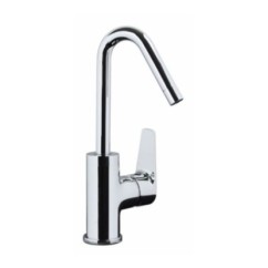 LINE monocomando lavabo leva laterale senza scarico finitura cromo