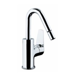 LINE monocomando bidet leva laterale con scarico a pressione finitura cromo