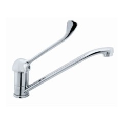 LINE monocomando lavello monoforo leva clinica finitura cromo