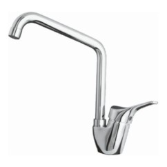 TREND monocomando lavello leva laterale canna "L" finitura cromo