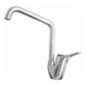 TREND monocomando lavello leva laterale canna "L" finitura cromo