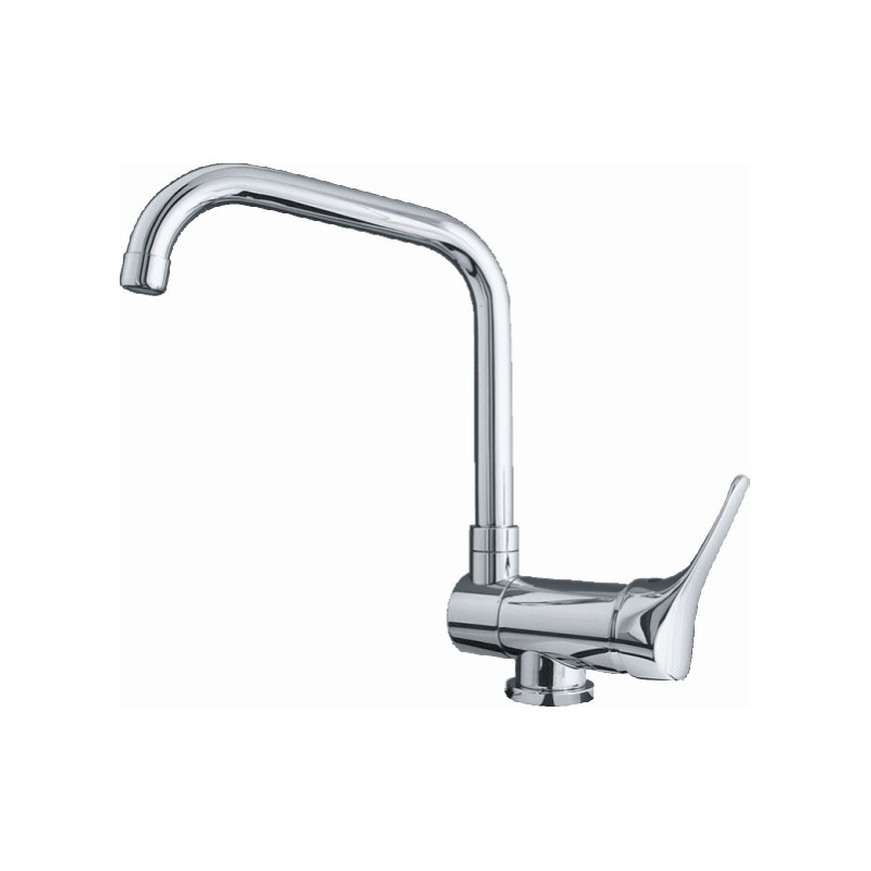 TREND monocomando lavello sottofinestra finitura cromo