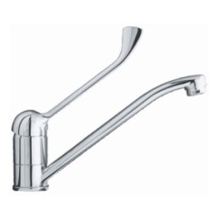 TREND monocomando lavello monoforo leva clinica finitura cromo