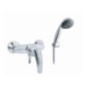 SMART monocomando doccia esterno frontale con duplex finitura cromo