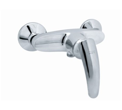 SMART monocomando doccia esterno frontale senza duplex finitura cromo