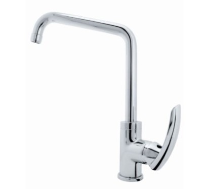 SMART monocomando lavello leva laterale canna "L" finitura cromo