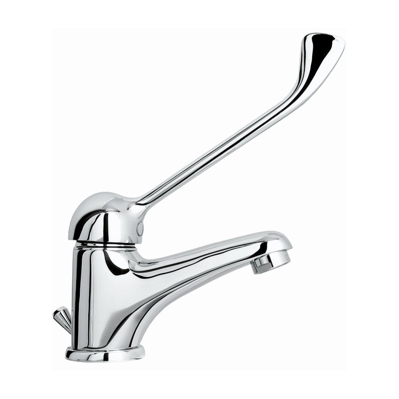 CIAO monocomando lavabo con scarico leva clinica finitura cromo