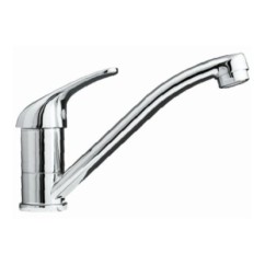 CIAO monocomando lavello monoforo canna corta finitura cromo